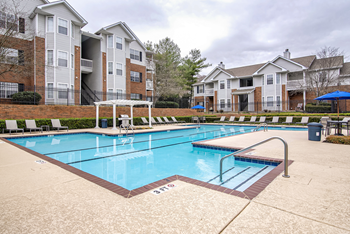 Swimming pool with sundeck